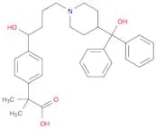 2-(4-{1-hydroxy-4-[4-(hydroxydiphenylmethyl)piperidin-1-yl]butyl}phenyl)-2-methylpropanoic acid