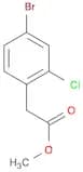 Benzeneacetic acid, 4-bromo-2-chloro-, methyl ester