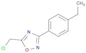 5-(Chloromethyl)-3-(4-ethylphenyl)-1,2,4-oxadiazole
