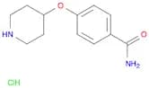 4-(Piperidin-4-yloxy)benzamide hydrochloride