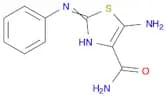 5-AMINO-2-ANILINO-1,3-THIAZOLE-4-CARBOXAMIDE
