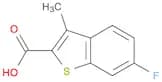 Benzo[b]thiophene-2-carboxylic acid, 6-fluoro-3-methyl-