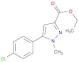 1H-Pyrazole-3-carboxylic acid, 5-(4-chlorophenyl)-1-methyl-, ethyl ester