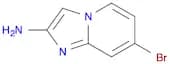 IMIDAZO[1,2-A]PYRIDIN-2-AMINE, 7-BROMO-