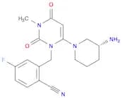 Benzonitrile,2-[[6-[(3R)-3-amino-1-piperidinyl]-3,4-dihydro-3-methyl-2,4-dioxo-1(2H)-pyrimidinyl]m…