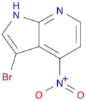 3-Bromo-4-nitro-1H-pyrrolo[2,3-b]pyridine