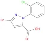 1H-Pyrazole-5-carboxylic acid, 3-bromo-1-(2-chlorophenyl)-
