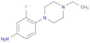 Benzenamine, 4-(4-ethyl-1-piperazinyl)-3-fluoro-