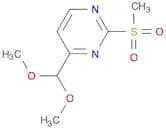 Pyrimidine, 4-(dimethoxymethyl)-2-(methylsulfonyl)-