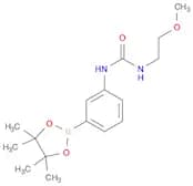 3-(2-methoxyethyl)-1-[3-(4,4,5,5-tetramethyl-1,3,2-dioxaborolan-2-yl)phenyl]urea