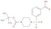 3-(4-(tert-Butoxycarbonyl)piperazin-1-ylsulfonyl)benzoic acid