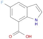 1H-Indole-7-carboxylic acid, 5-fluoro-