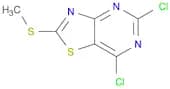 Thiazolo[4,5-d]pyrimidine, 5,7-dichloro-2-(methylthio)-
