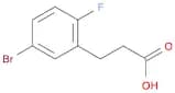Benzenepropanoic acid, 5-bromo-2-fluoro-