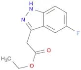 (5-Fluoro-1h-indazol-3-yl)-acetic acid ethyl ester