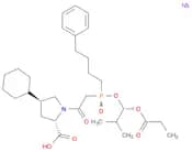 L-Proline,4-cyclohexyl-1-[[(R)-[(1S)-2-methyl-1-(1-oxopropoxy)propoxy](4-phenylbutyl)phosphinyl]ac…