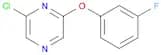 2-Chloro-6-(3-fluorophenoxy) pyrazine