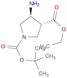1-tert-Butyl 3-ethyl (3R,4S)-4-aminopyrrolidine-1,3-dicarboxylate