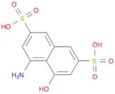 2,7-Naphthalenedisulfonic acid, 4-amino-5-hydroxy-