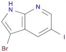 1H-​Pyrrolo[2,​3-​b]​pyridine, 3-​bromo-​5-​iodo-