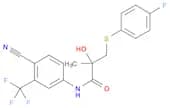 Propanamide,N-[4-cyano-3-(trifluoromethyl)phenyl]-3-[(4-fluorophenyl)thio]-2-hydroxy-2-methyl-