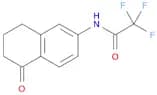 2,2,2-trifluoro-N-(5-oxo-5,6,7,8-tetrahydronaphthalen-2-yl)acetamide