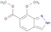 1H-Indazole-6-carboxylic acid, 7-methoxy-, methyl ester