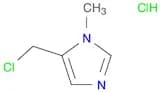 1H-Imidazole, 5-(chloromethyl)-1-methyl-, monohydrochloride