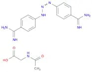 bis(2-acetamidoacetic acid); 4-[(2E)-3-(4-carbamimidoylphenyl)triaz-2-en-1-yl]benzene-1-carboximid…
