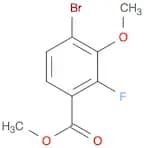4-Bromo-2-fluoro-3-methoxy-benzoic acid methyl ester