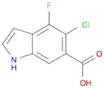 5-Chloro-4-fluoro-1H-indole-6-carboxylic acid
