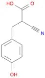 2-Cyano-3-(4-hydroxyphenyl)propanoic Acid