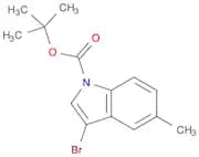 3-Bromo-5-methyl-1H-indole, N-BOC protected
