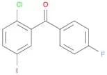 (2-chloro-5-iodophenyl)-(4-fluorophenyl)methanone