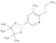 2-(Ethylthio)-3-methyl-5-(4,4,5,5-tetramethyl-1,3,2-dioxaborolan-2-yl)pyridine