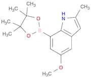 1H-Indole,5-methoxy-2-methyl-7-(4,4,5,5-tetramethyl-1,3,2-dioxaborolan-2-yl)-