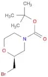 4-Morpholinecarboxylic acid, 2-(bromomethyl)-, 1,1-dimethylethyl ester,(2S)-
