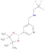 2,2,2-Trifluoro-N-((5-(4,4,5,5-tetramethyl-1,3,2-dioxaborolan-2-yl)pyridin-3-yl)methyl)ethanamine …