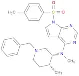 7H-Pyrrolo[2,3-d]pyrimidin-4-amine,N-methyl-N-[(3R,4R)-4-methyl-1-(phenylmethyl)-3-piperidinyl]-7-…