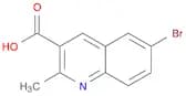 3-Quinolinecarboxylic acid, 6-bromo-2-methyl-