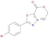 Ethyl 5-(4-bromophenyl)-1,3,4-oxadiazole-2-carboxylate