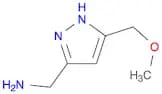 1-[5-(Methoxymethyl)-1H-pyrazol-3-yl]methanamine