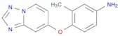 4-([1,2,4]Triazolo[1,5-a]pyridin-7-yloxy)-3-methylaniline