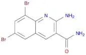 2-amino-6,8-dibromo-3-quinolinecarboxamide
