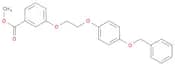 Methyl 3-(2-(4-(benzyloxy)phenoxy)ethoxy)benzoate