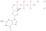 Guanosine5'-(tetrahydrogen triphosphate), 2'-deoxy-, trisodium salt (9CI)