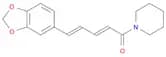 Piperidine, 1-[(2E,4E)-5-(1,3-benzodioxol-5-yl)-1-oxo-2,4-pentadienyl]-