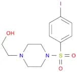 2-{4-[(4-iodophenyl)sulfonyl]piperazino}-1-ethanol