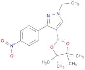 1-Ethyl-3-(4-nitrophenyl)-4-(4,4,5,5-tetramethyl-1,3,2-dioxaborolan-2-yl)-1H-pyrazole
