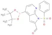 1H-Pyrrolo[2,3-b]pyridine-2-carboxaldehyde, 1-(phenylsulfonyl)-4-(4,4,5,5-tetramethyl-1,3,2-dioxab…